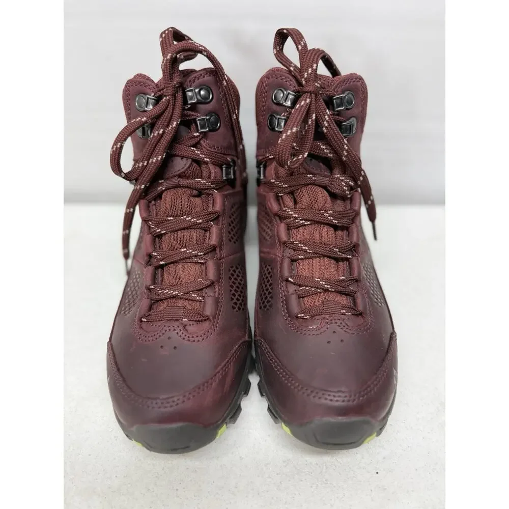 Vasque Talus AT UltraDry Boots Women's 7.5 Wide Rum Raisin Burgundy 7385 Hiking - Picture 3 of 10